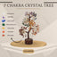 7 Chakra Crystal Tree different colors