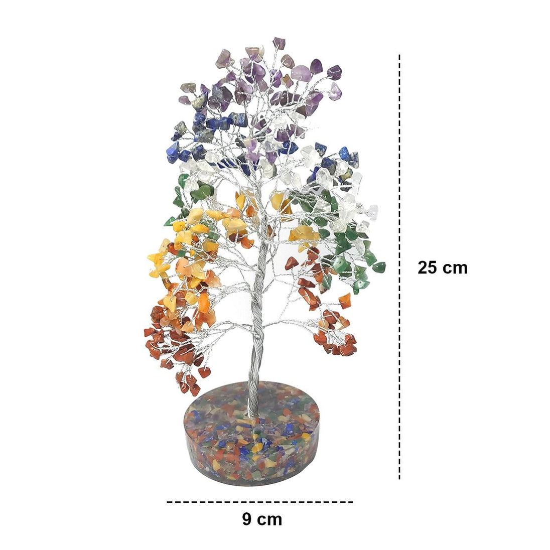 7 chakra tree measurement | Calminds