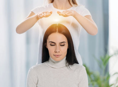 Reiki Level 1 and Level 2 course banner by Calminds