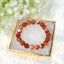 natural carnelian crystal bracelet 10mm bead size