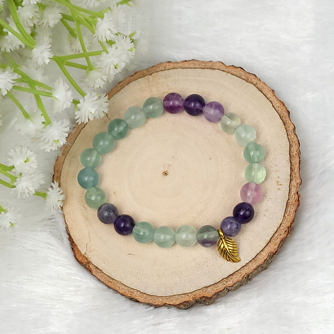 first image of Fluorite Healing Bracelet by calminds | Pisces bracelet
