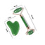 Calminds Green Jade Roller and Gua Sha Set measurements