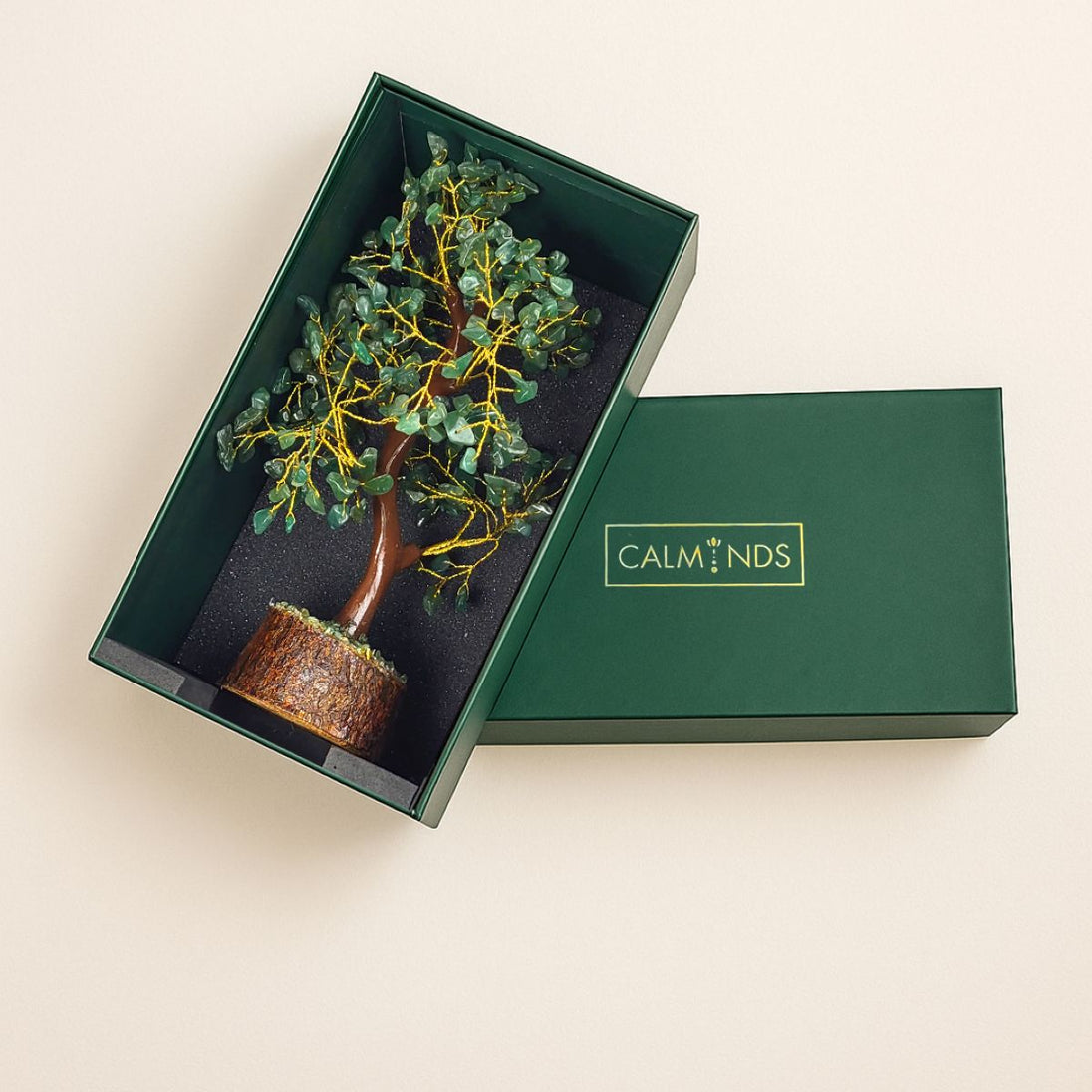 Green Aventurine Crystal Tree inside box image