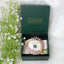 Moonstone & Rose Quartz Bracelet with green calminds box