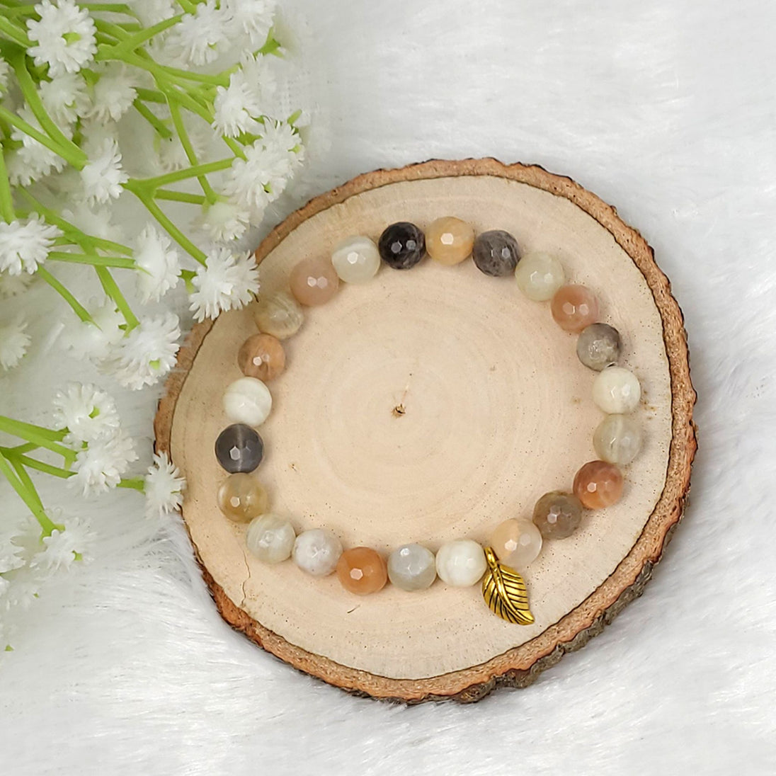 Sunstone Crystal Bracelet by Calminds