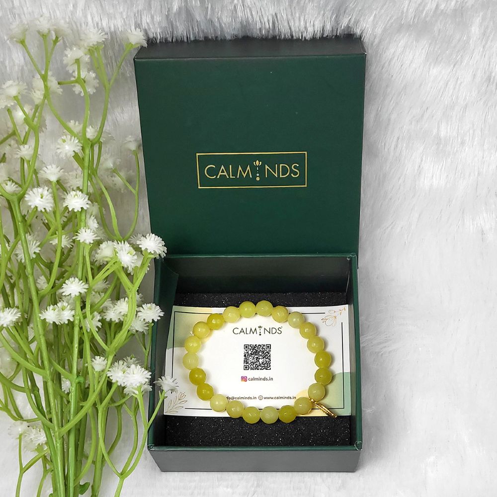 Yellow Aventurine Bracelet inside box