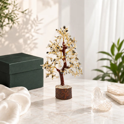 Rainbow Moonstone Crystal Tree
