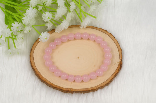 rose quartz crystal bracelet  blog featured image banner
