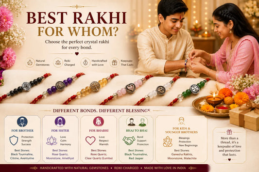 Best crystal rakhi for brother, sister and bhabhi for Raksha Bandhan 2026