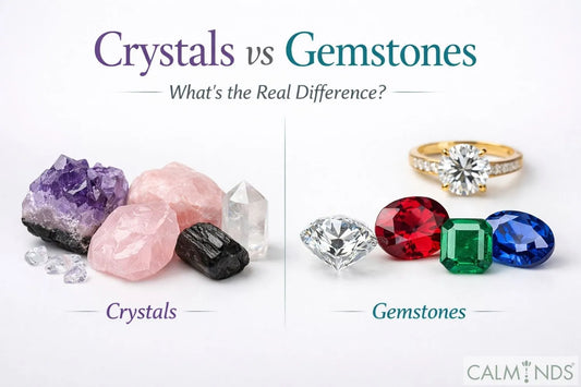 crystals vs gemstones difference raw crystals vs polished gemstones comparison