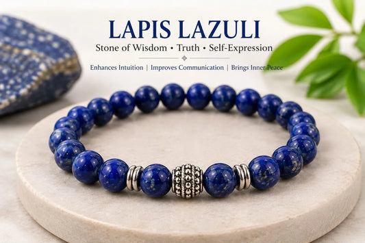 Lapis Lazuli Bracelet Benefits for Communication, Wisdom and Self-Expression