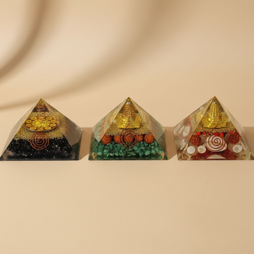Om Orgonite Pyramid