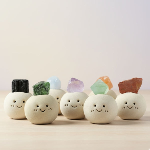 small crystal figures collection