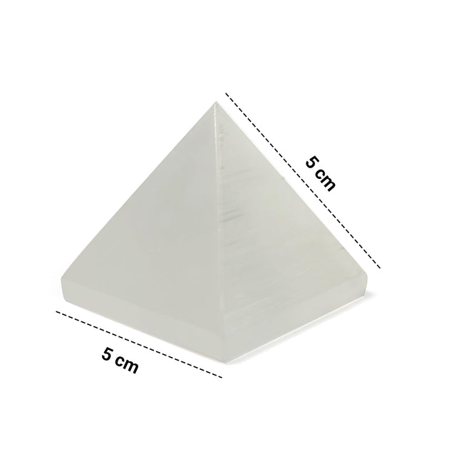 Calminds Selenite Crystal Pyramid measurements