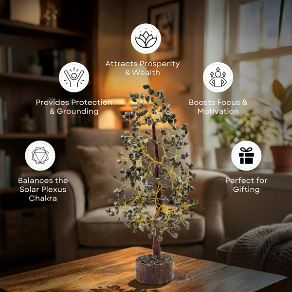 Pyrite Energy Crystal Tree (300 Beads)