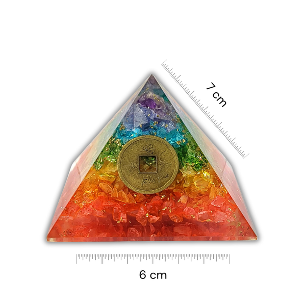 7 Chakra Healing Pyramid | Crystal Energy Pyramid