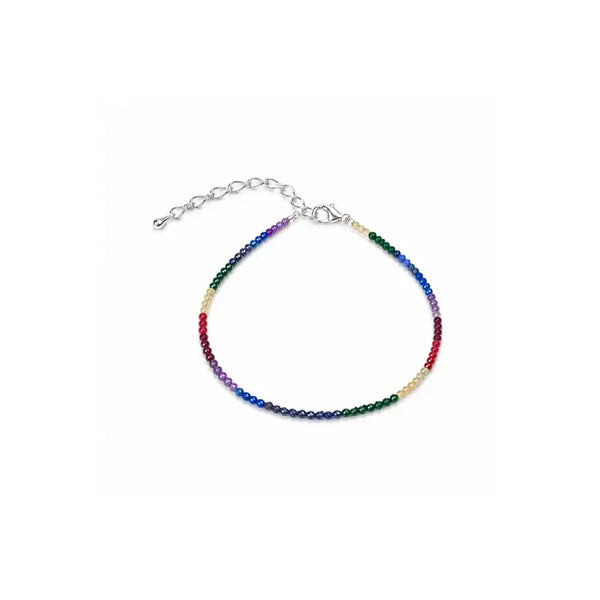 7 Chakra Crystal Anklet for Energy Balance & Everyday Style