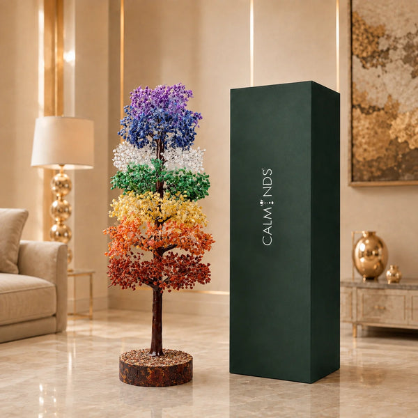 7 Chakra Crystal Energy Tree (3 FT) | 5000 Beads Healing Tree
