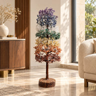 7 Chakra Crystal Energy Tree (3 FT) | 5000 Natural Bead Tree