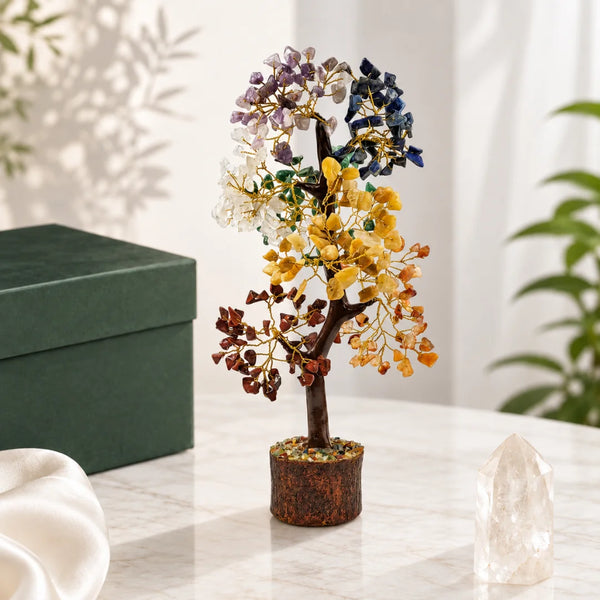 7 Chakra Crystal Tree | Reiki Charged Vastu Decor (Original)