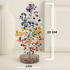 Seven chakra 25cm crystal tree