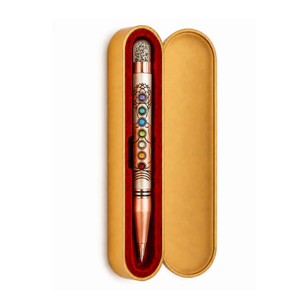 7 Chakra Crystal Pen – A Meaningful Gift for Writers & Journal Lovers