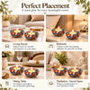 7 chakra tea light holder product image 3