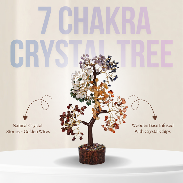 7 Chakra Crystal Tree | Reiki Charged Vastu Decor (Original)