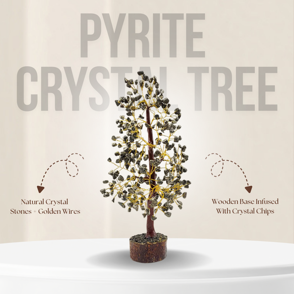 Pyrite Energy Crystal Tree (300 Beads)