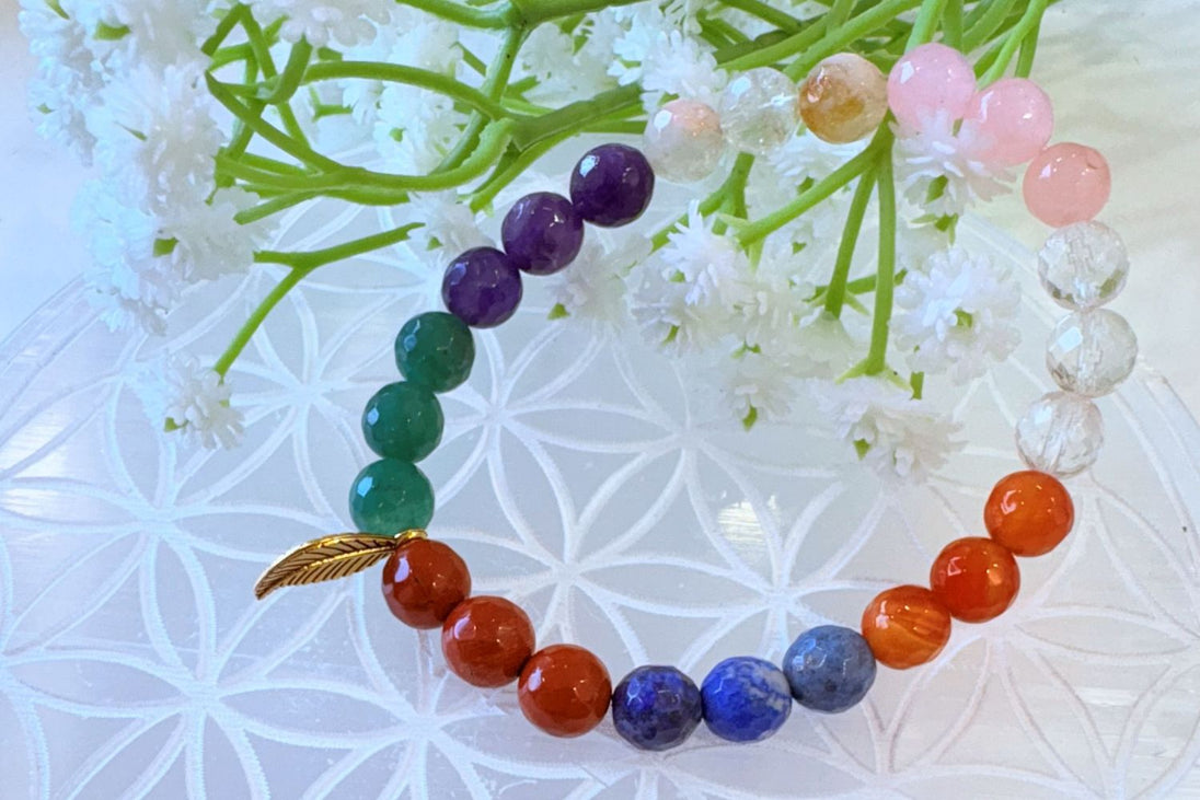 7 Chakra Crystal Bracelet by Calminds
