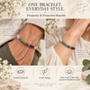 9 Chakra Crystal Bracelet – natural crystal beads by Calminds
