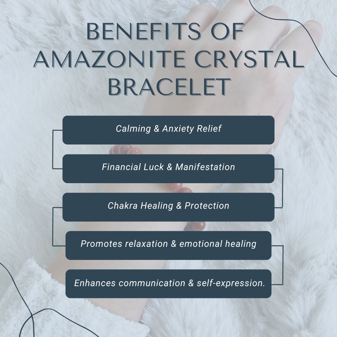 Amazonite Crystal Bracelet Benefits