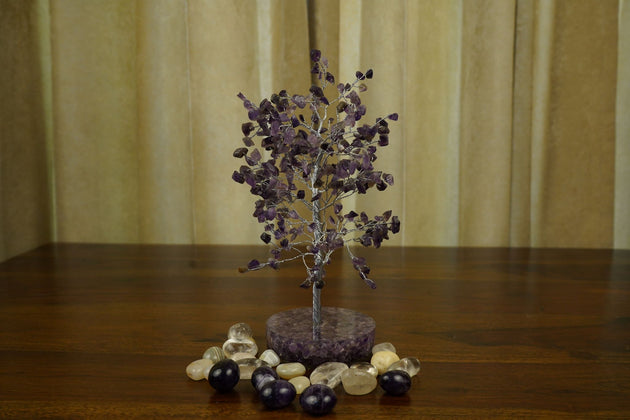 Purple Amethyst Crystal Tree