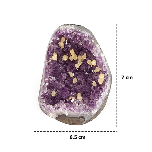 Amethyst Cluster Geode measurements