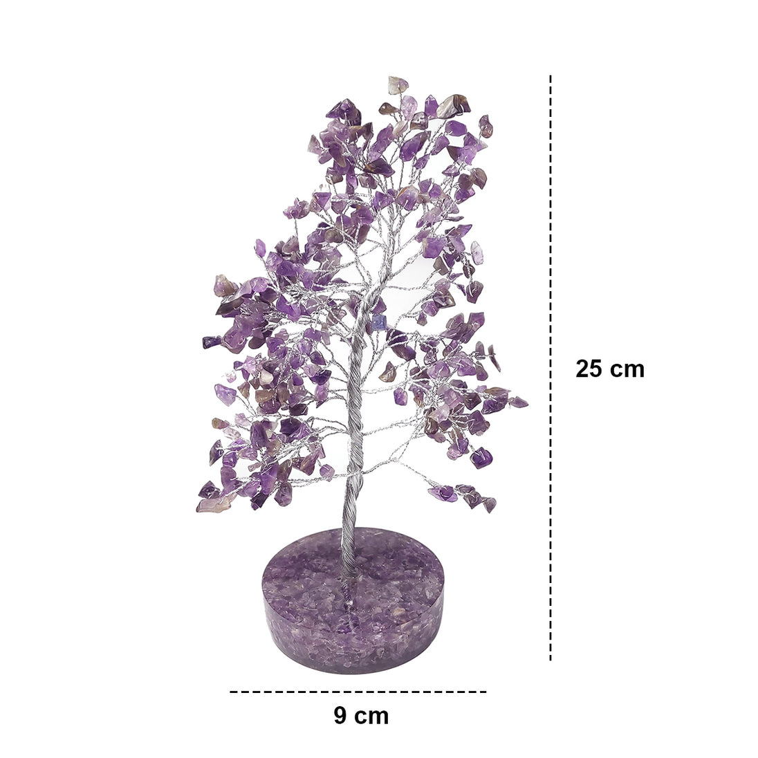 Amethyst Crystal Tree measurements