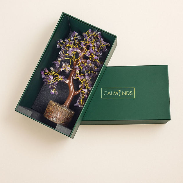 Amethyst Crystal Tree inside box image