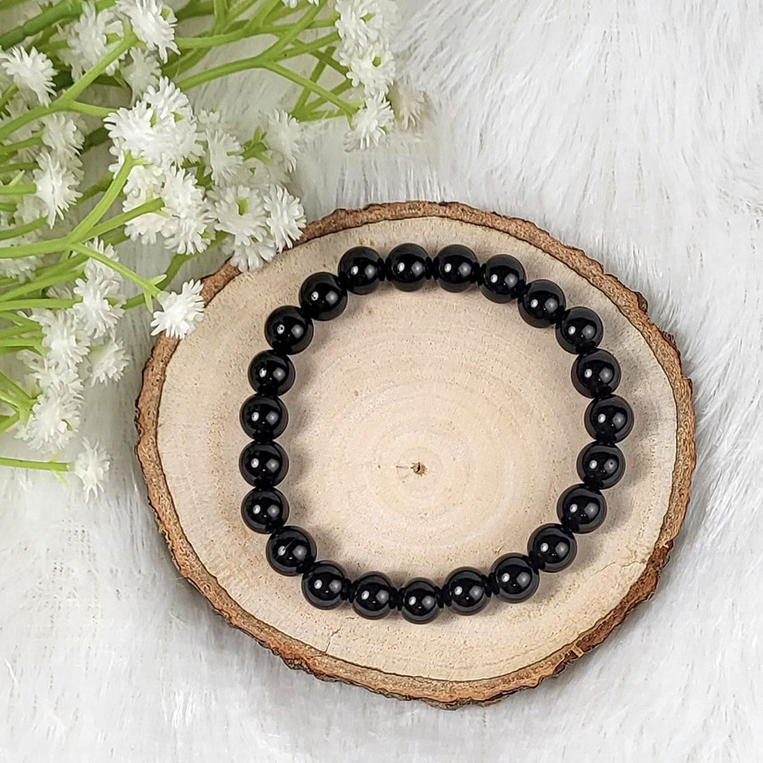 Black Onyx Crystal Bracelet | Calminds 
