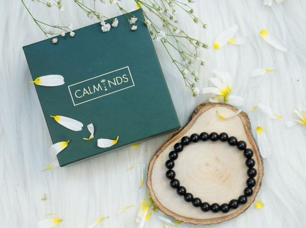 Black Onyx Crystal Bracelet with box | Capricorn Bracelet