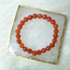 Calminds Carnelian Diamond-Cut Bracelet