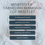 Carnelian Diamond-Cut Bracelet Benefits