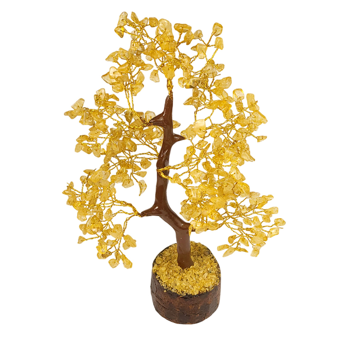 Calminds Citrine Crystal Money Tree with white bg