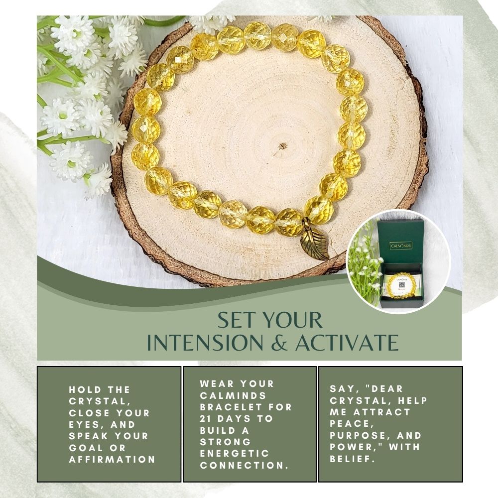 Citrine Charm Bracelet