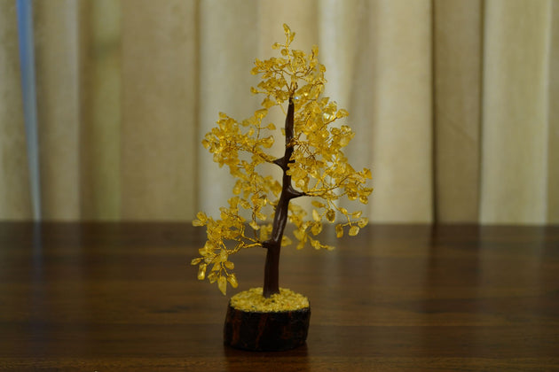 golden Citrine Crystal Money Tree