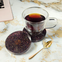 Garnet Crystal Coaster (set of 2)