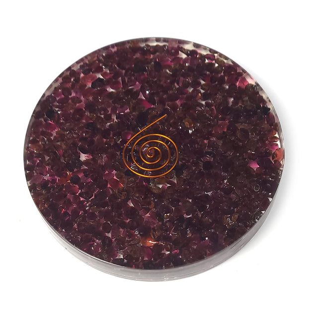 Purple Garnet Crystal Coaster