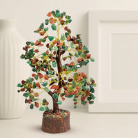 Green Aventurine Red Jasper Crystal Tree