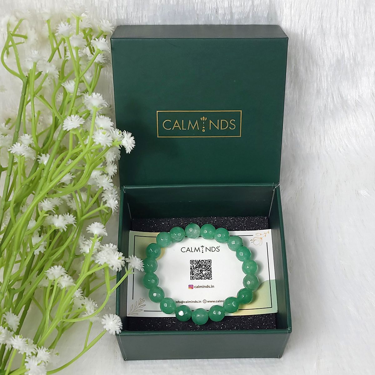 Green Aventurine Crystal Bracelet (10mm Beads)