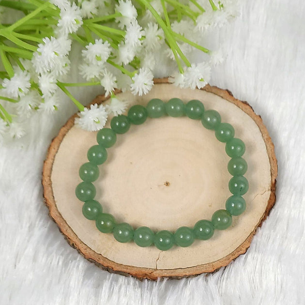 8MM Lite Color Green Aventurine Crystal Bracelet by Calminds