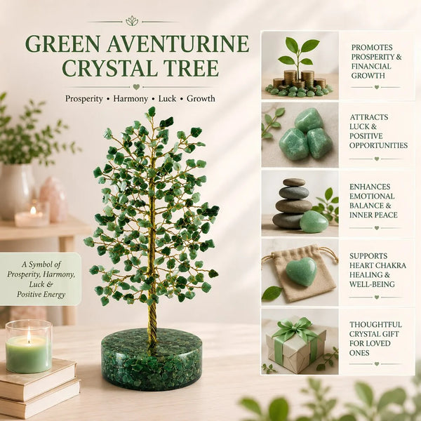 Green Aventurine Crystal Tree