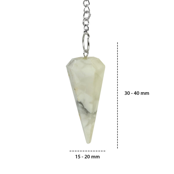 Howlite Dowser Pendant